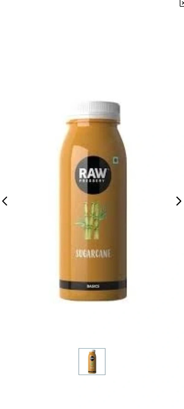 Raw Pressary Sugercan Juice - 250 Ml