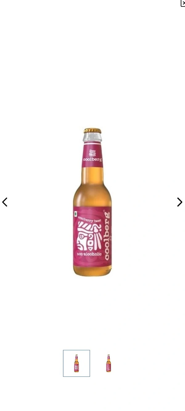 Coolberg Non Alicholic Canberry Beer - 250 Ml