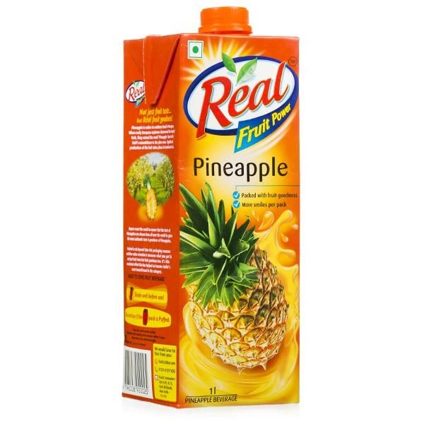 Real Pineapple Juice - 1 Ltr