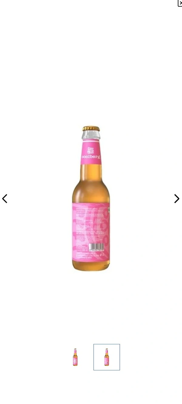 Coolberg Non Alicholic Strawberry Beer - 250 Ml