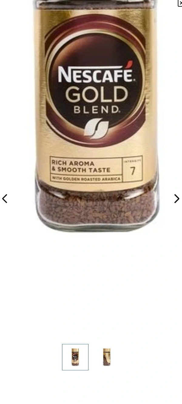 Nescafe Gold Blend Rich & Smooth Instant Coffee - 50 Gm