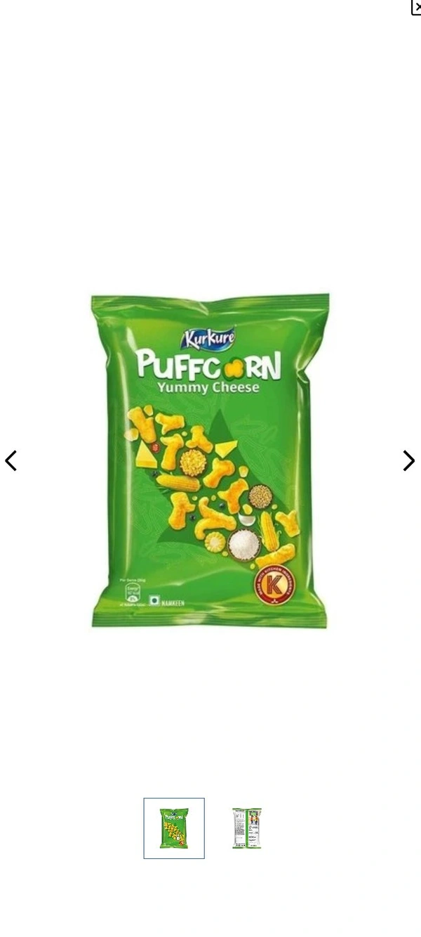 Kurkure Yammie Cheese Popcorn - 55 Gm