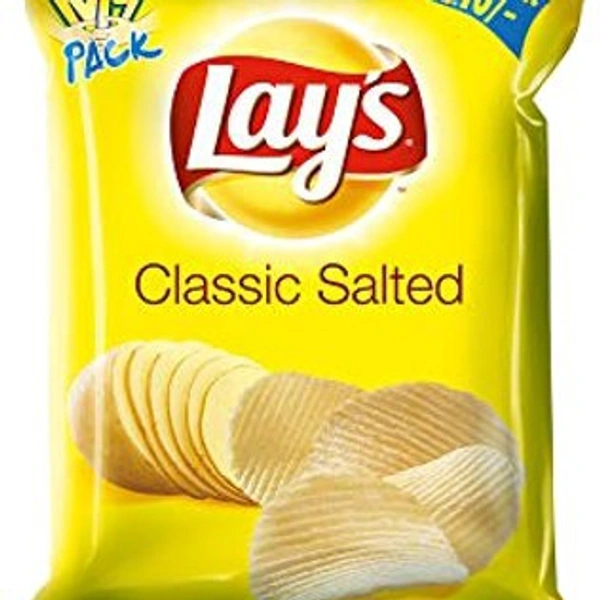 Lays Classic Salted Potato Chips - 100 Gm