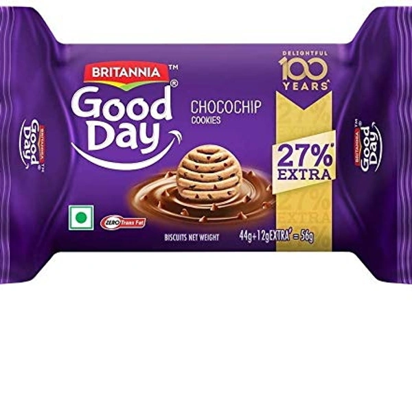 Brittania Good Day Choco Chips Biscuits - 56 Gm