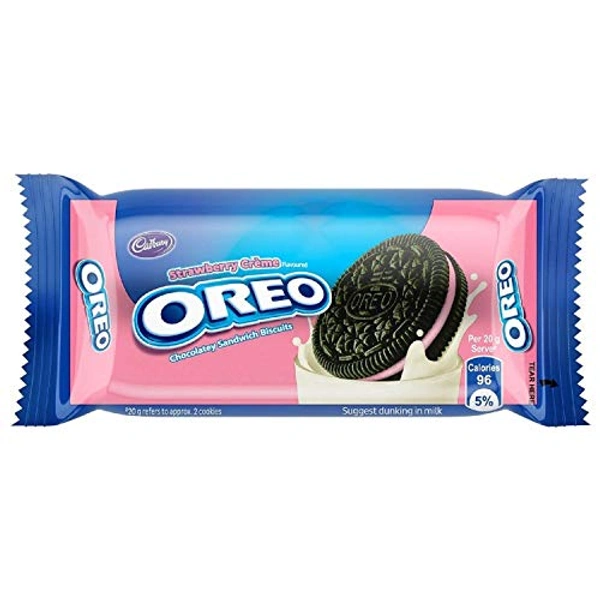 Cadbury Orea Strawberry Biscuits - 120 Gm