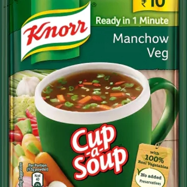 Knoor Instant Veg Manchow Soup - 12 Gm