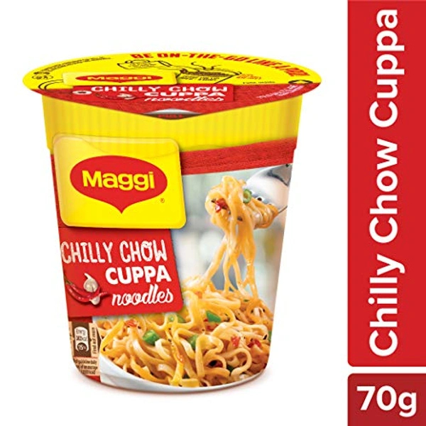 Maggie Cuppa Chillie Chow Noodles - 70 Gm