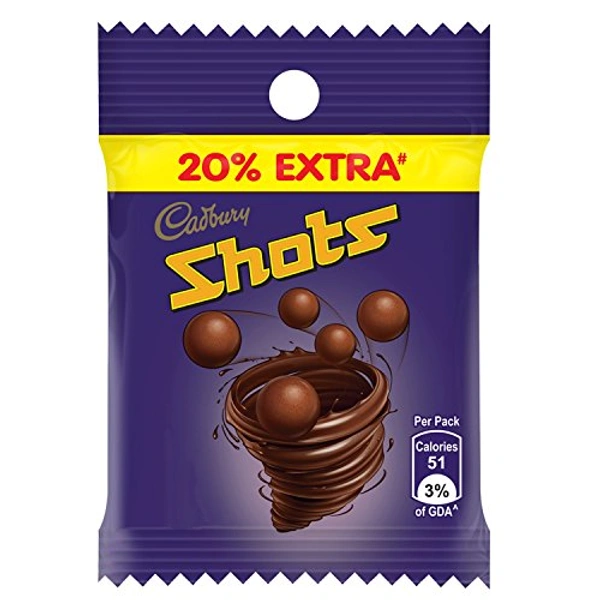 Cadbury Dairy Milk Shots - 3.6 Gm