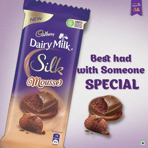 Cadbury Dairy Milk Silk Moussse Chocolate - 116 Gm