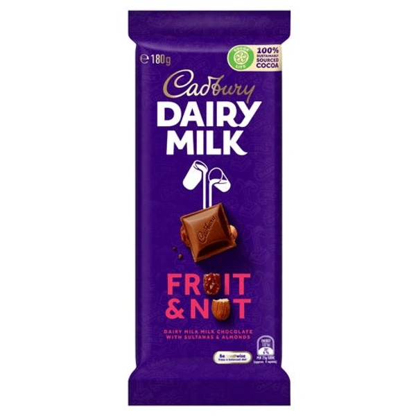 Cadbury Dairy Milk Fruits & Nut - 36 Gm
