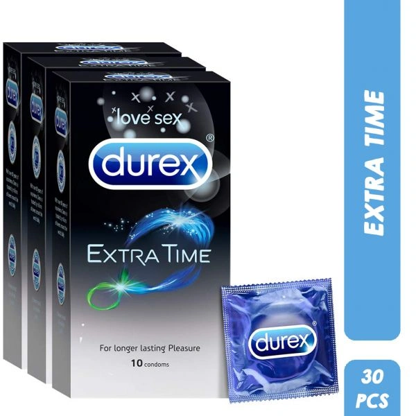 Durex Love Sex Extra Time Condom - 10 Pcs