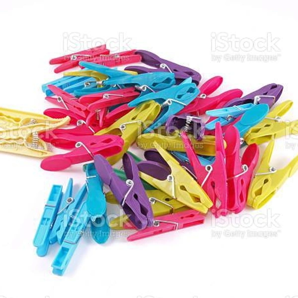 Cloth Plastic Clip - 6 Pcs