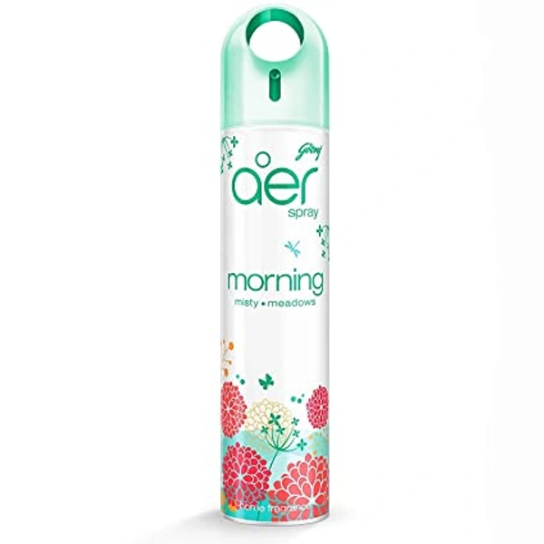 Godrej Aer Morning Measty Meadows Air Freshener Spray - 240 Ml