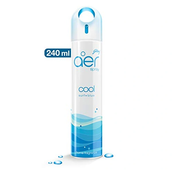 Godrej Cool  Surf Blue Aer Freshener Spray - 240 Ml