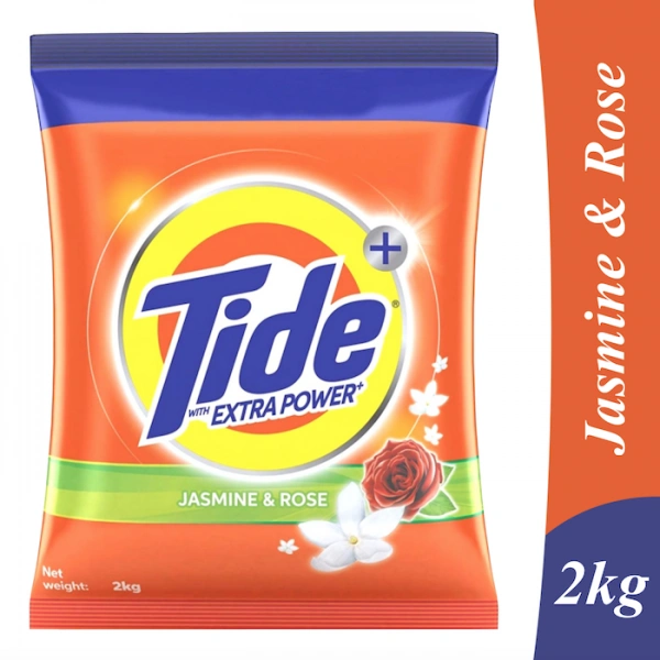 Tide Plus Jasmine & Rose Detergent Powder - 2 Kg