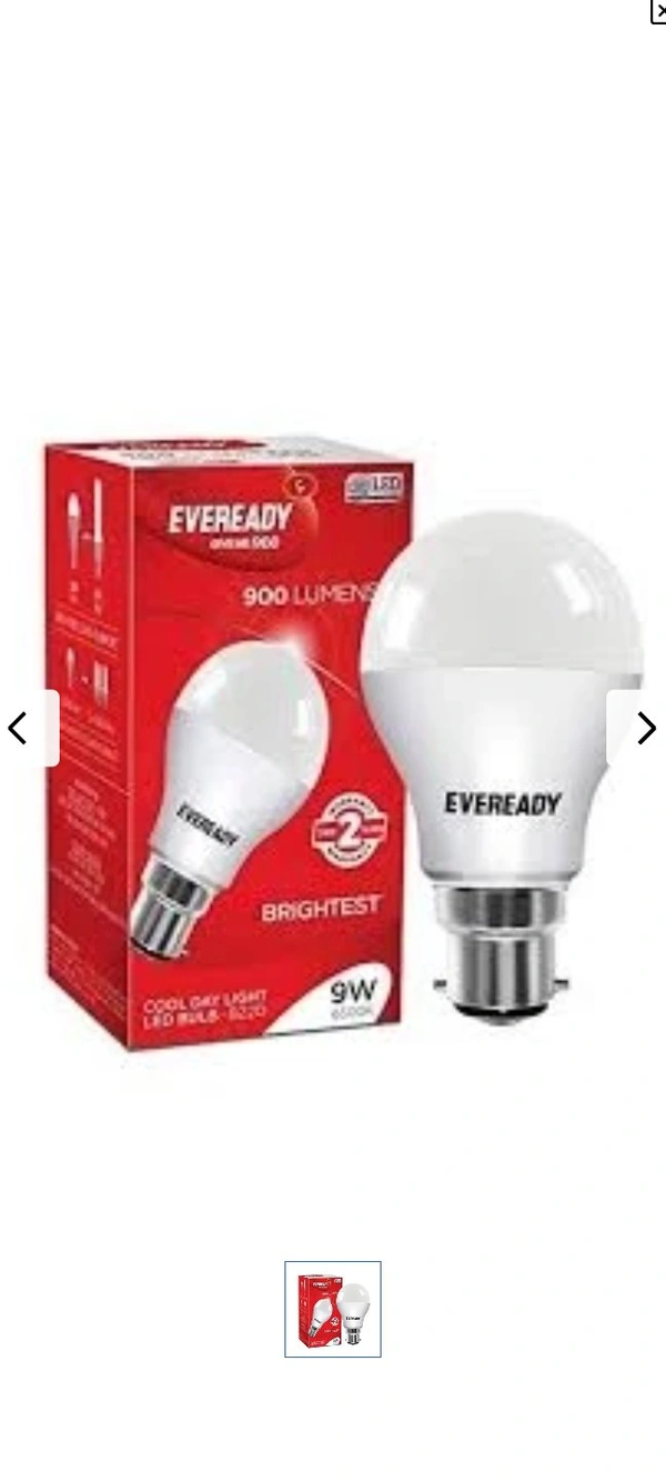 Everready 9 W LED BULB - 1 Pc