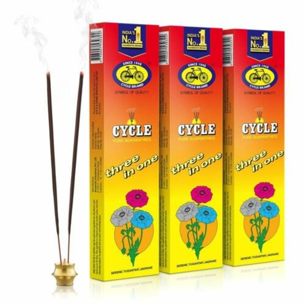 ..Cycle Pure 3 In 1 Agarbatti - 115 Gm
