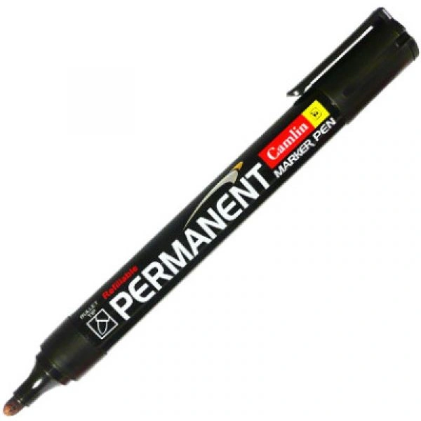 Camlin Perment Marker Black Pen - 1 Pc
