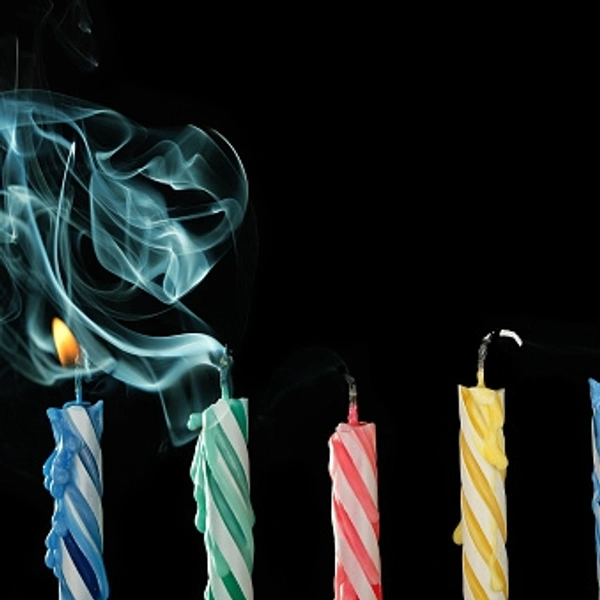 Birthday Blowing Candle - 10 Pc