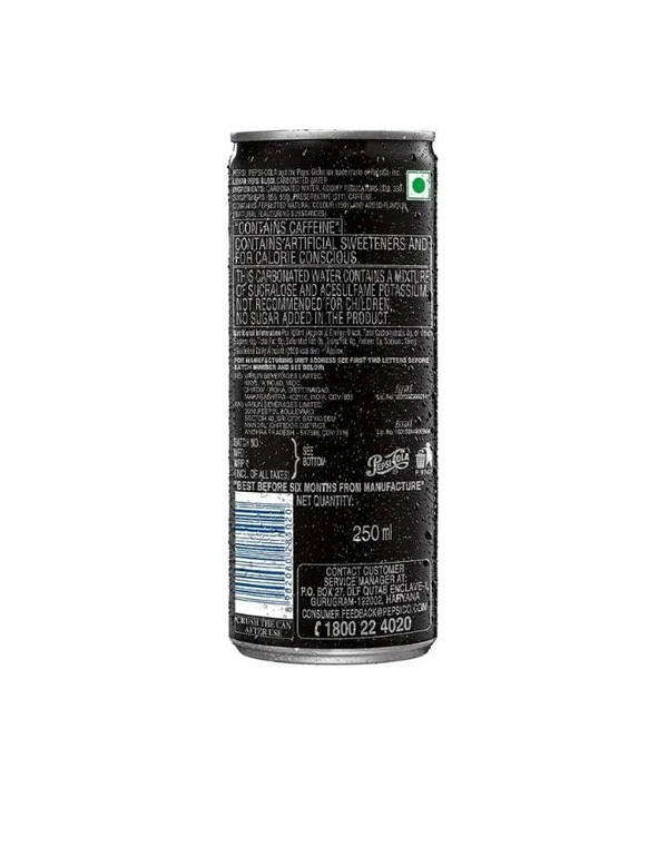 Pepsi Black Slim Soft Drinks - 250ml