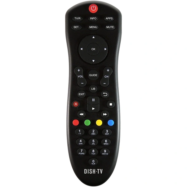 Dish Tv New Model Remote  - Black