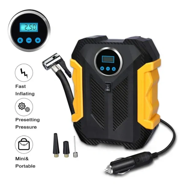 Portable Electric Car Air Compressor Pump For Car And Bike Tyre