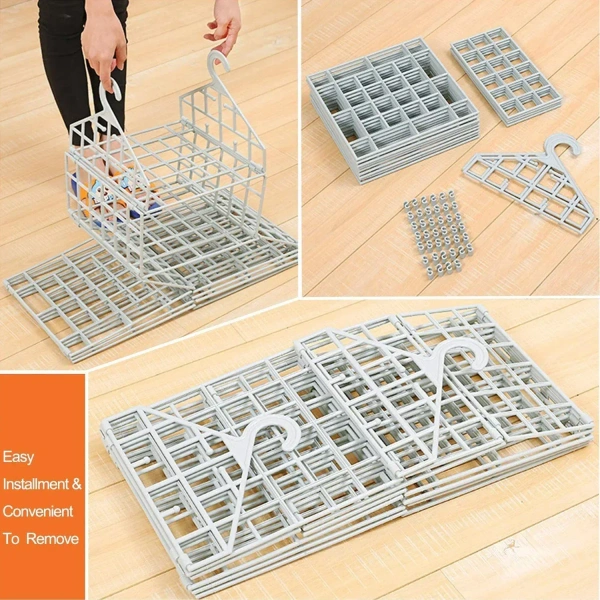 MULTIPURPOSE 5 LAYER FOLDING CLOTHES STORAGE RACKS||CLOSET FOR STUDENTS WARDROBE SHELVES SOCKS, SCARF, T-SHIRT, ETC||HANGING ORGANIZER STORAGE HOLDERS & RACK