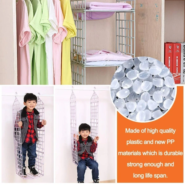MULTIPURPOSE 5 LAYER FOLDING CLOTHES STORAGE RACKS||CLOSET FOR STUDENTS WARDROBE SHELVES SOCKS, SCARF, T-SHIRT, ETC||HANGING ORGANIZER STORAGE HOLDERS & RACK