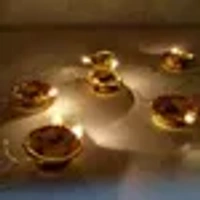 LED Diya Series Light, Fairy Lights for Diwali Decoration (16 Diya)