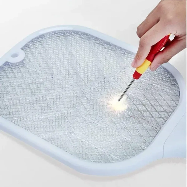 Mosquito Killer Racket | Rechargeable Automatic Electric Fly Swatter | Mosquito Zapper Racket With UV Light Lamp | Mosquito Swatter With USB Charging Base | Electric Insect Killer Racket Machine Bat