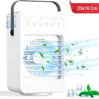 Portable Air Conditioner Fan Personal Air Cooler Desk Cooling Fan (Battery Not Include)
