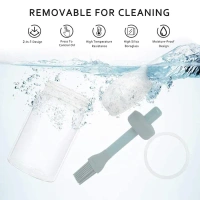 Oil Dispenser with Silicone Oil Brush (1 Pc / With Brush / 250 ML Approx)