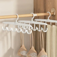 Tank Top Hanger, 12-Hook Space Saving Hanger, Capacity Rotatable Wood Space Saving Hanger Closet Organizers and Storage for Dorm & Apartment for Tank Top