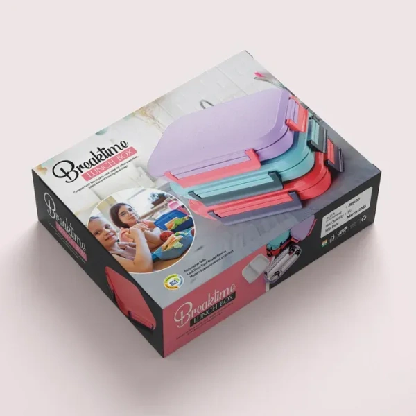 Premium Multi-Compartment Steel Lunch Box for Office, School & Travel
