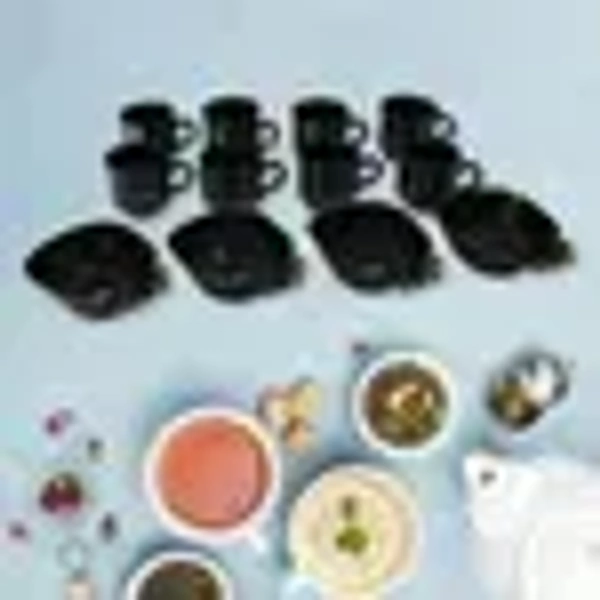 Pine Junction Ceramic Tea / cups / Mug Set With Pineapple Shape Serving Bowl (12 Pcs set)
by DeoDap