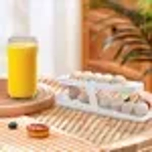 Plastic 2-Tier Rolling Egg Dispenser For 12-14 Eggs (1 Pc)