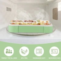 Lunch Box 4 Compartment With Leak Proof Lunch Box For School & Office Use