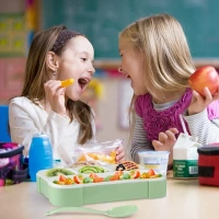 Lunch Box 4 Compartment With Leak Proof Lunch Box For School & Office Use