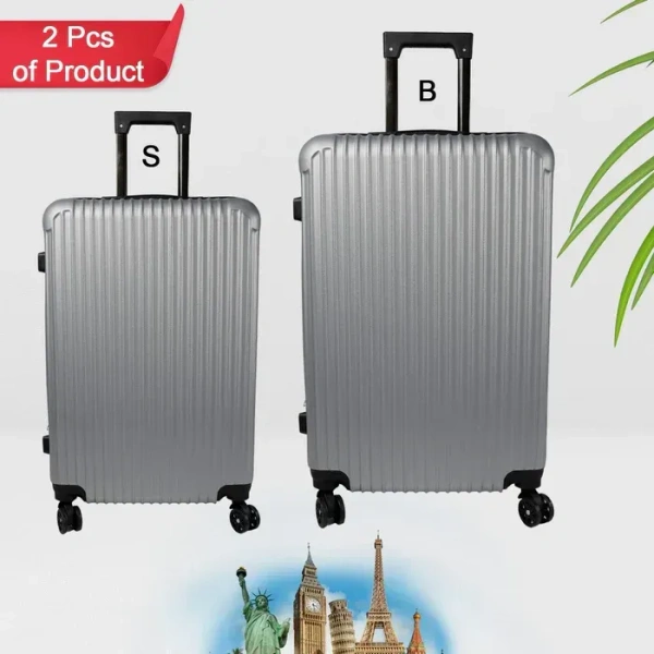 Trolley Bag Big and Small Suitcase Bag For Men & Women Use Bag ( Set Of 2 Multi Color )