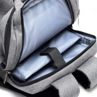 Laptop Bag With Adjustable Shoulder Strap & Storage Pockets, Lightweight, Water-Resistant, Travel-Friendly Bag