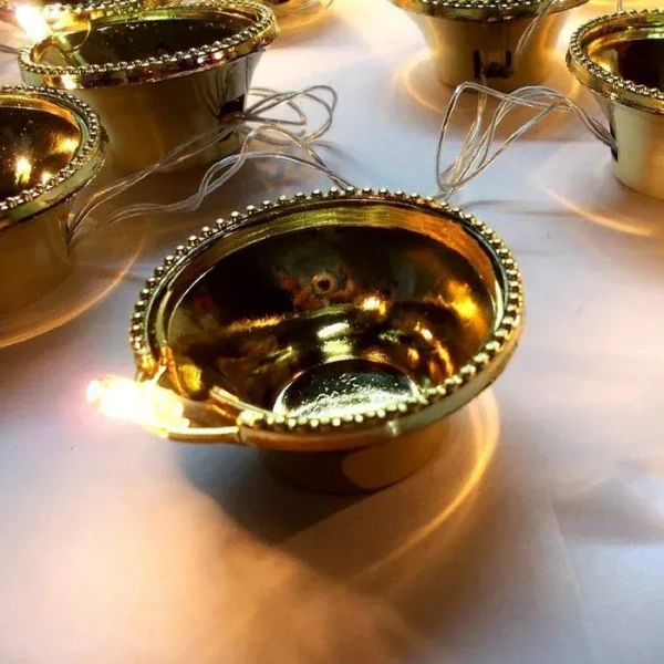 LED Diya Series Light, Fairy Lights for Diwali Decoration (16 Diya)
by DeoDap
