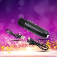 Wireless Bluetooth Speaker 5W High Bass With Wireless Mic / Microphone, LED Torch, Solar Charging, Support USB & Adjustable Strap (1 Set)