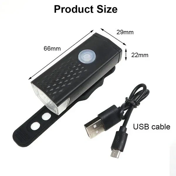 USB Rechargeable Bicycle Light Set 400 Lumen Super Bright Headlight Front Lights
by DeoDap