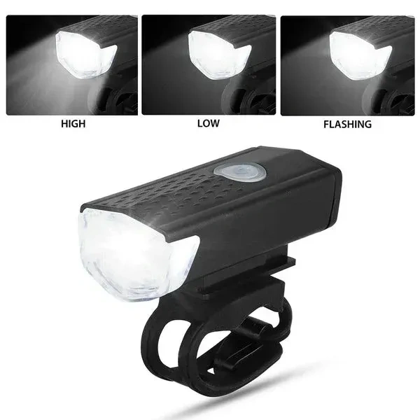 USB Rechargeable Bicycle Light Set 400 Lumen Super Bright Headlight Front Lights
by DeoDap