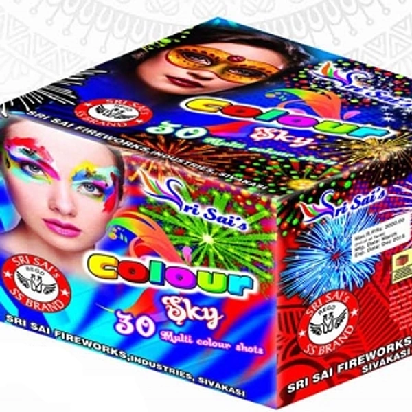 30 Multi Colour Sky Shot  - 1 Box