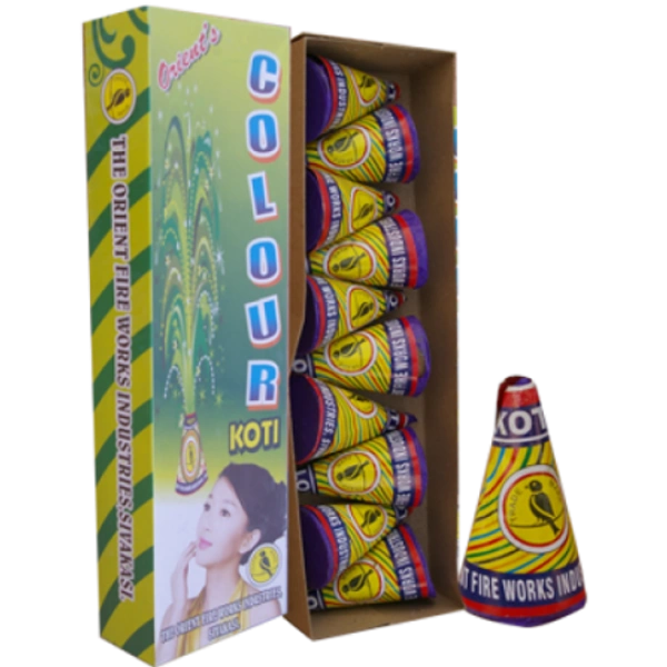 Flower Pots Colour Koti  - 10 Pieces