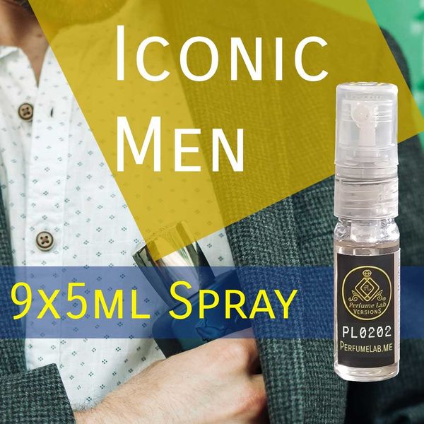Iconic Men - YZ Versions 5ml EDP Spray Set