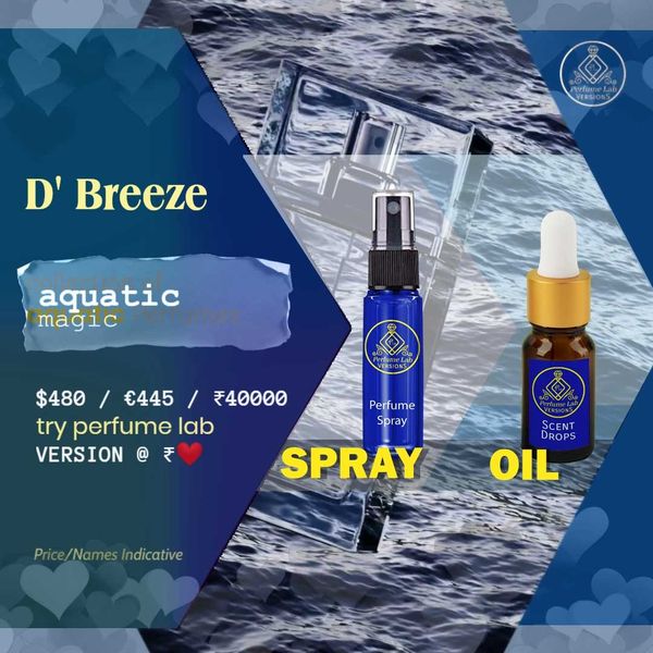 Echo D'Breeze - Aquatic Magic - 6ml Scent Drops and 8ml Spray