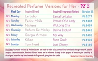 Her YZ2 - A Perfume A Day Set - 7 x 9ml EDP