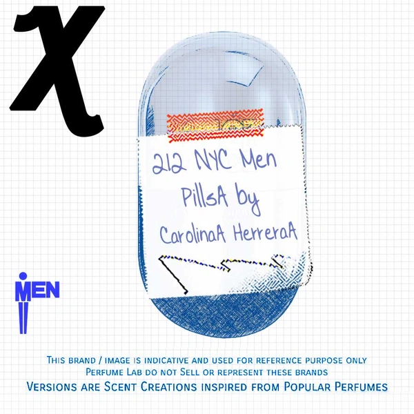 212 NYC Men PillsA by CarolinaA HerreraA Version Id.:  PL0484 - 9ml EDP Spray